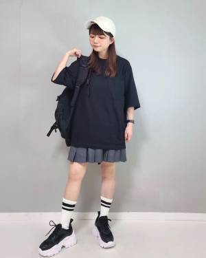 今季は『大きめ』に注目ッ！【GU】だぼっと感が可愛い♡「注目トップス」