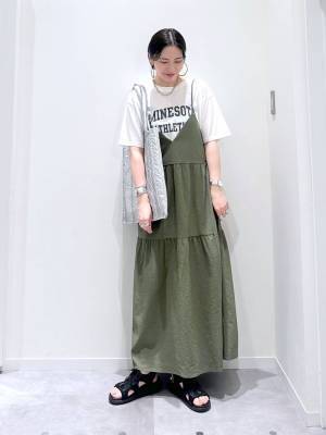 スッキリ見えも期待！【グローバルワーク】大人カジュアルな「カーキアイテム」に注目♡