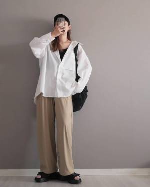 《厚底でスタイルアップ期待♡》【GU】どんなコーデにも使える！「スポーツサンダル」