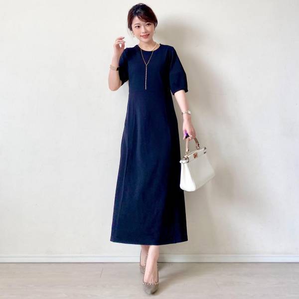 高見えハンパない！！【GU】大人っぽ可愛い♡「上品ワンピ」