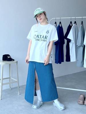 売り切れ前にゲットしたい！【ALAND】今買って長く着られる♡「デニムロングスカート」