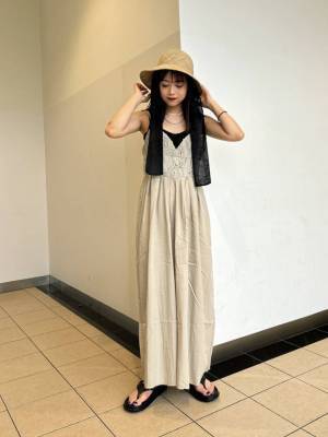 〈1枚で、即オシャレさん！〉今っぽデザインが目を引く【サマーワンピ】