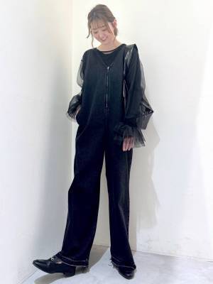 ＜一点投入でオシャレさんに！＞ 透け感がたまらない♡【チュールトップス】