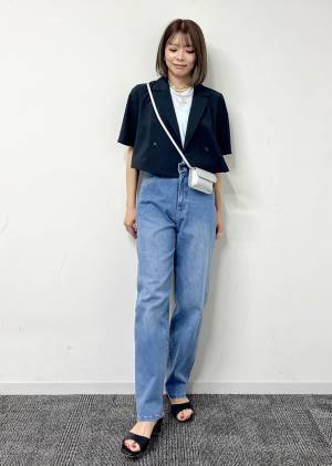 《セットでも単品でも使える♡》【ROPÉ PICNIC】夏でも快適！「クロップドジャケット」