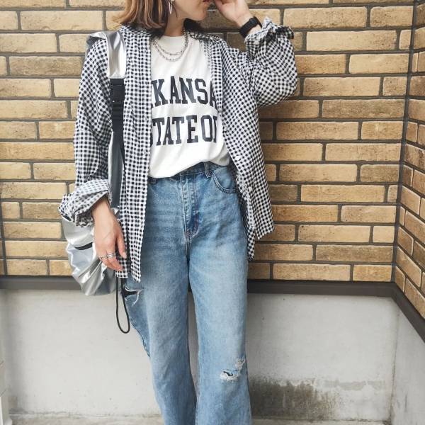 買って損なしかも♡【しまむら】しまパトで探したい！「ロゴTシャツ」