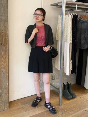 『イイ女感』溢れる♡ きれいめもカジュアルも◎【半袖ジャケット】