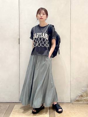 《一点投入で即オシャレ♡》【グローバルワーク】トレンド感満載！「パールビスチェ」