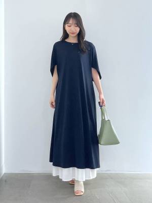 《一着持っていれば安心！》ゆったり楽ちん♡【大人っぽロングワンピ】