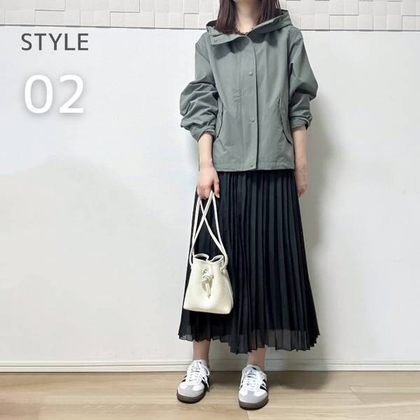 こりゃ、大活躍の予感♡【GU】上品な透け感が可愛い！「プリーツスカート」