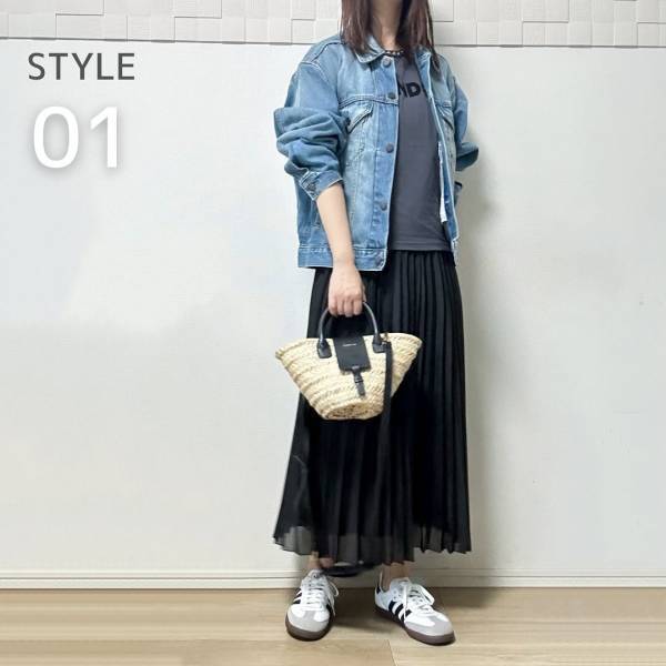 こりゃ、大活躍の予感♡【GU】上品な透け感が可愛い！「プリーツスカート」