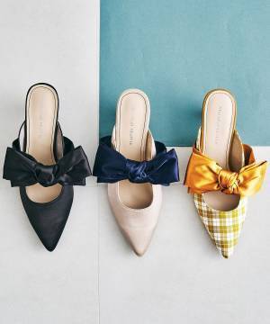 《履くだけでテンション上がる！》 【最旬リボンパンプス】で足元を華やかに♡