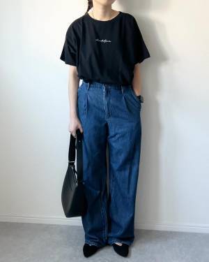 『名品』発見ッ！！【ユニクロ】シルエットが美しい♡「優秀デニム」