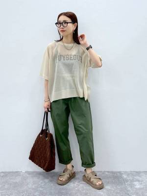 こりゃ、買う以外ないかも♡【グローバルワーク】トレンド感抜群！「シアーニット」