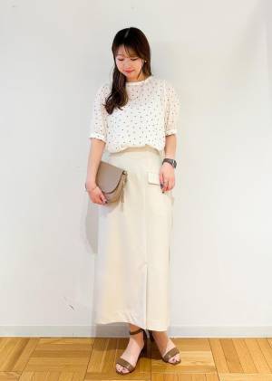 この夏は『白』で爽やかに♡【ROPÉ PICNIC】きれいめ派さんに推したい！「最旬スカート」