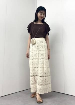 この夏は『白』で爽やかに♡【ROPÉ PICNIC】きれいめ派さんに推したい！「最旬スカート」