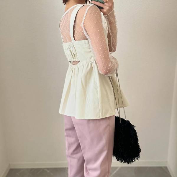 《イロチ買いもアリ！》【GU】シンプルだけど今っぽ♡「キャミトップス」