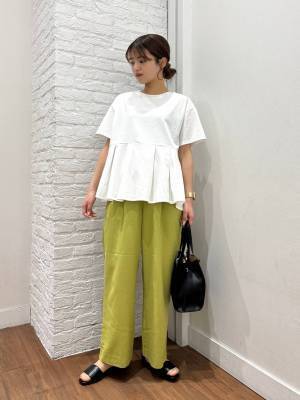 今買いたい！【グローバルワーク】“体型カバー”も期待できる♡「ぺプラムトップス」