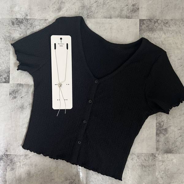 【GU】夏にヘビロテ間違いなし！ 半袖カーデ ＆ シンプルネックレス