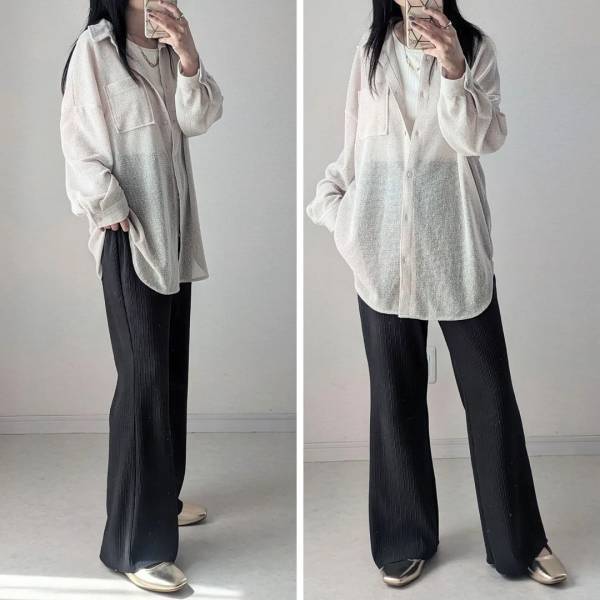 か、かんわいぃぃいーー！！【しまむら】今季買いたい♡「メッシュトップス」