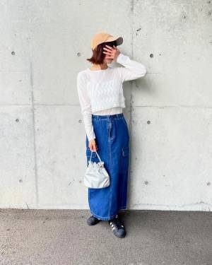 オシャレさんも『お気に入り』って！【GU】穿くだけで今っぽ♡「高見えスカート」