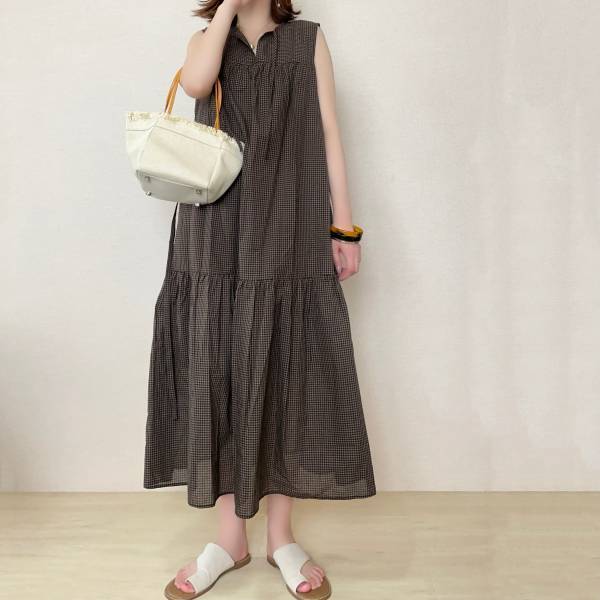着回し力高っっ！【ユニクロ】涼しげワンピースおすすめコーデ