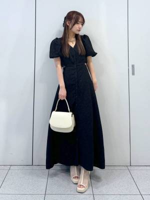 夏でも『黒』が着たい！ 1枚でサマ見えする♡【ロングワンピース】