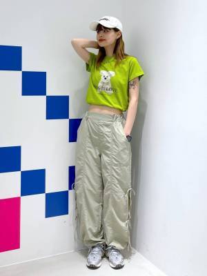 サイドのリボンがたまらん♡【ALAND】穿くだけで今っぽコーデに♡「ワークパンツ」