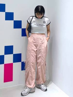 サイドのリボンがたまらん♡【ALAND】穿くだけで今っぽコーデに♡「ワークパンツ」