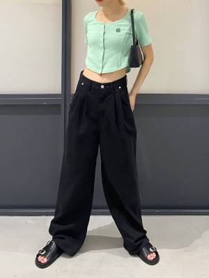 シンプルなのに可愛い♡【ALAND】機能性バツグン！「スナップカーディガン」