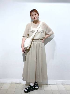 カジュアルにも着こなせる！【グローバルワーク】程よい透け感が大人っぽ♡「シアーニット」