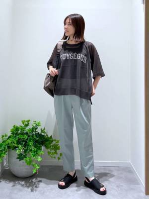 カジュアルにも着こなせる！【グローバルワーク】程よい透け感が大人っぽ♡「シアーニット」