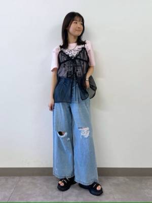 ＜1枚は持っておきたい！＞ 古着っぽ可愛い♡【ロックTシャツ】