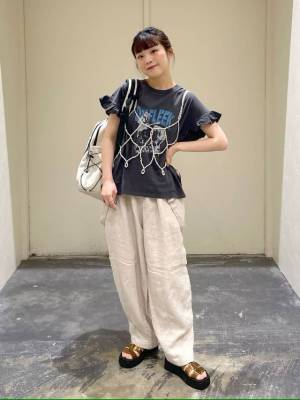 ＜1枚は持っておきたい！＞ 古着っぽ可愛い♡【ロックTシャツ】