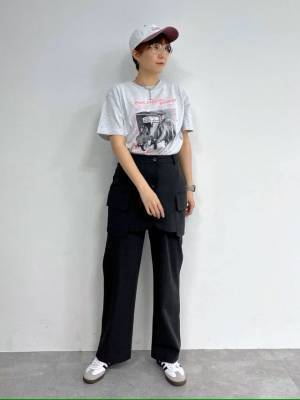 ＜1枚は持っておきたい！＞ 古着っぽ可愛い♡【ロックTシャツ】