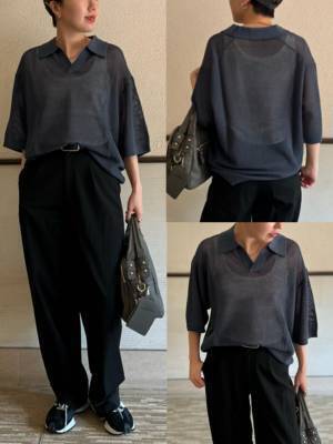 コレは見逃せない！【GU新作】着痩せする！？ メンズの「メッシュニット」