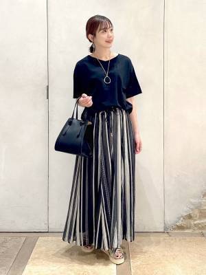 こういうの欲しかったーッ！【グローバルワーク】オンオフ着られる♡「フレアスカート」