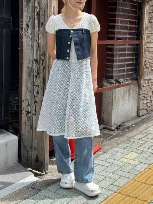 《おしゃれ店員さんに学ぶ！》【ALAND】の“レースアイテム”を使った「最旬コーデ」って？