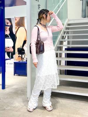 《おしゃれ店員さんに学ぶ！》【ALAND】の“レースアイテム”を使った「最旬コーデ」って？