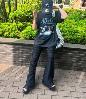 あえて“メンズっぽ”が可愛い♡【バンドT】で作る「最旬コーデ」って？