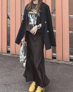 あえて“メンズっぽ”が可愛い♡【バンドT】で作る「最旬コーデ」って？