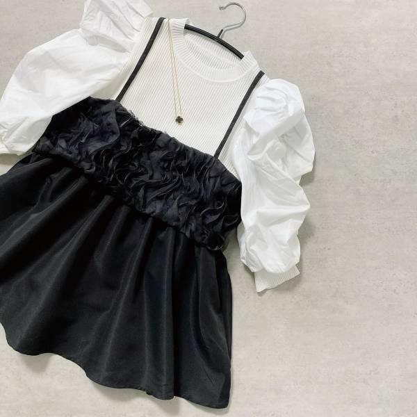 『一目惚れした♡』『可愛くて即決』【しまむら】オシャレ度グッと上がる！「主役級ビスチェ」