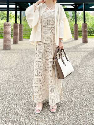 “アイボリー”で大人可愛く♡ デートや女子会にぴったり！【最旬ワントーンコーデ】