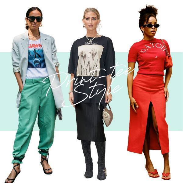 「プリントT」で夏ルックをキャッチーに！ カジュアルを垢抜けさせる方法【ストリートスナップ】