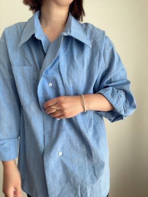 一癖デザインが可愛い♡【SHEIN】周りと差がつく！「ストライプシャツ」