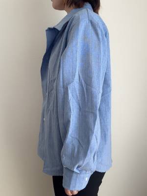 一癖デザインが可愛い♡【SHEIN】周りと差がつく！「ストライプシャツ」