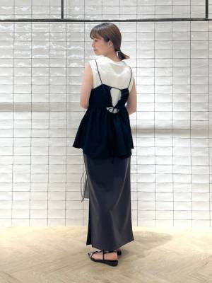 ＜夏のヒット予想！＞ふんわり腰まわりカバー！ 大人盛れ【キャミトップス】