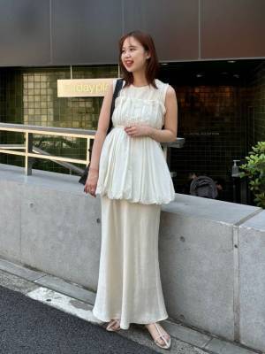 ＜夏のヒット予想！＞ふんわり腰まわりカバー！ 大人盛れ【キャミトップス】