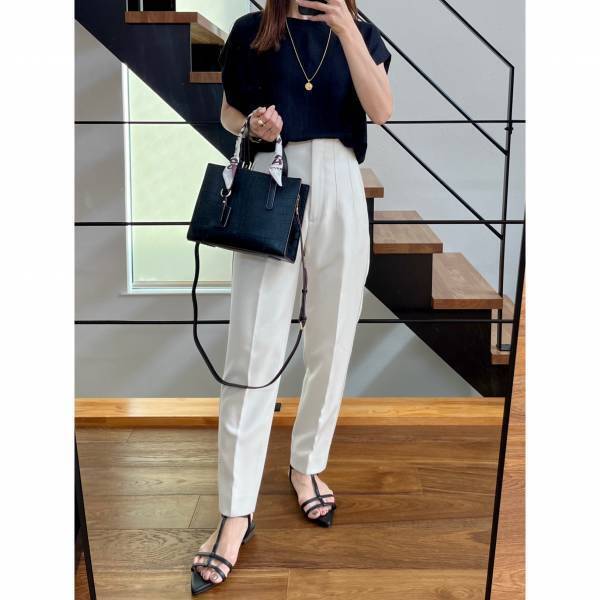 肩のライン、キレイ♡【GU】夏に活躍！「フレンチスリーブT」