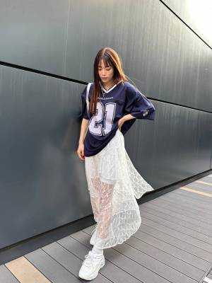 今季はあえて『甘め』が正解♡【FOREVER21】この夏取り入れたい！「レーススカート」