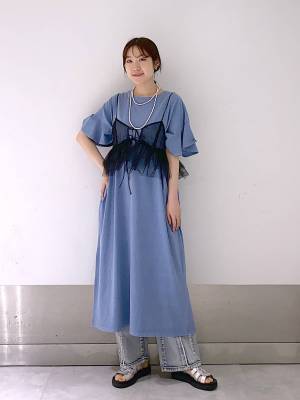 サラッとオシャレに体型カバー♡ 大人に推したい【ゆったりワンピ】